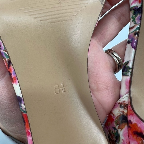 X appeal Angelina Floral Heels Ladies Size 8 1/2 - Picture 6 of 7